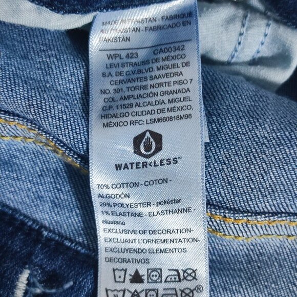 Signature by Levi Strauss jeans women's size 18M denim blue colour straight leg - Picture 7 of 16